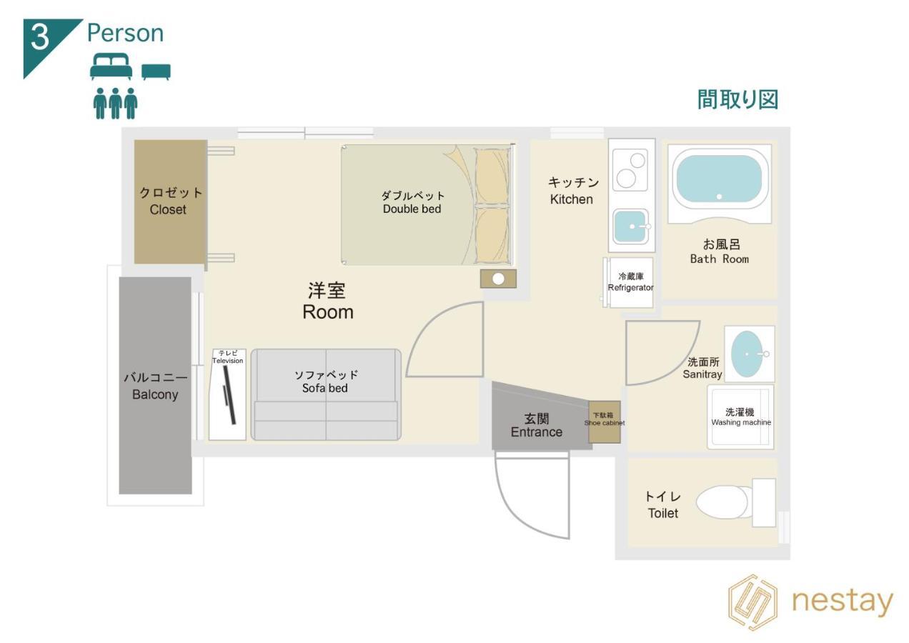 Nestay Inn Tokyo Asakusa Exterior photo