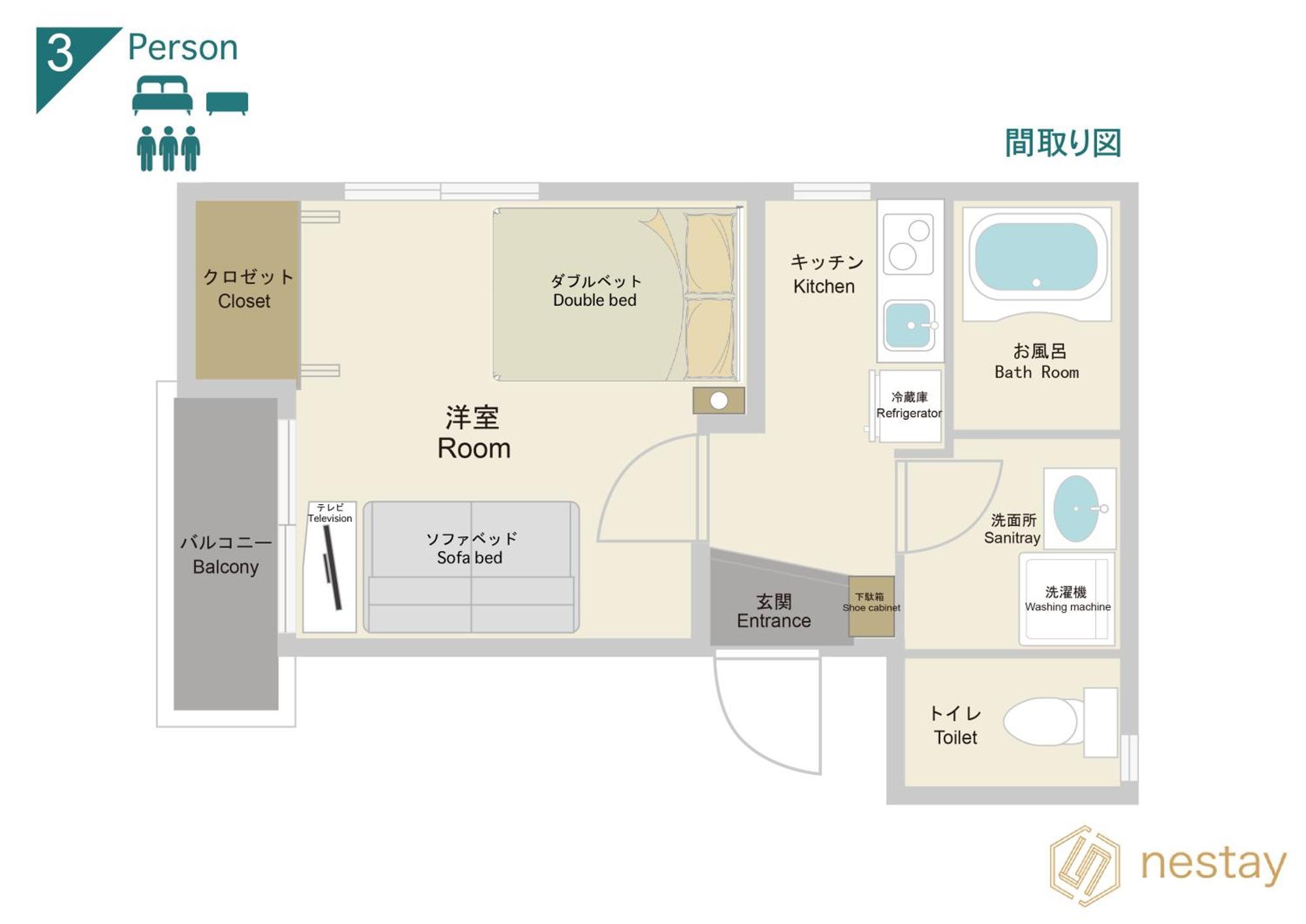Nestay Inn Tokyo Asakusa Exterior photo